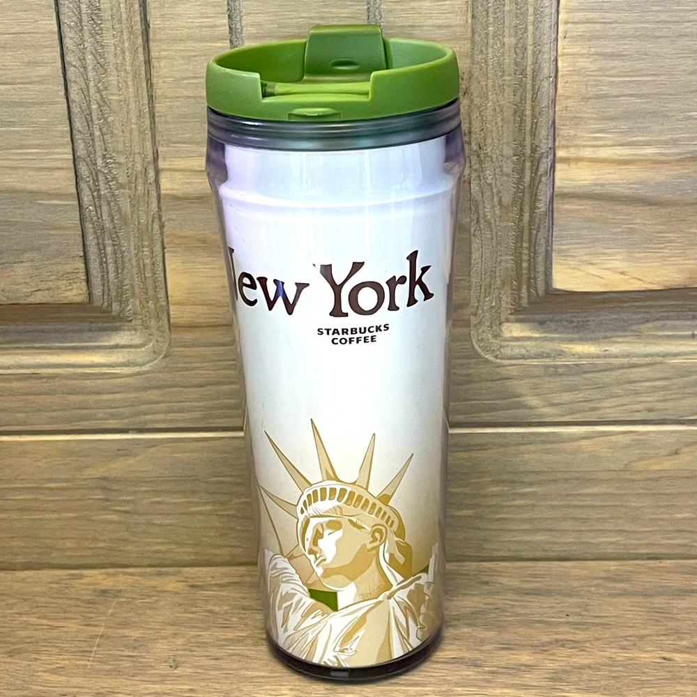2004 STARBUCKS You Are Here Collection NEW YORK Insulated Travel Coffee Mug Lid